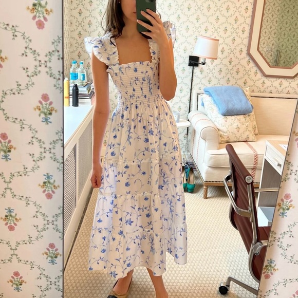 Hill House Dresses & Skirts - Hill house home Ellie nap dress blue floral small